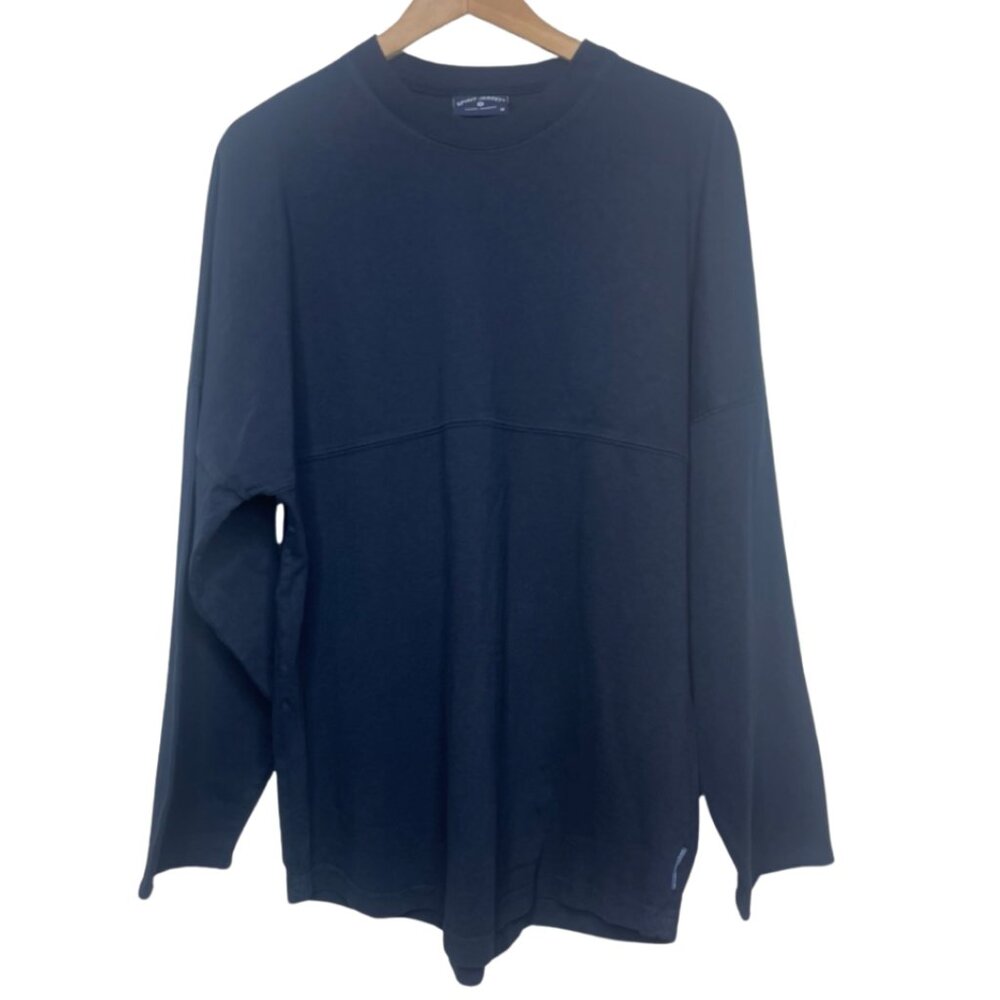SPIRIT JERSEY | NWOT Unisex Navy Blue Long Sleeve Cotton Tee | Multiple Sizes